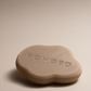 Blob Mirror, 3D-printed from eco-friendly PLA filaments mixed with natural by-products like oyster, mussel, scallop shells and wheat offcuts. Unique organic shape, versatile as a hand mirror or chic tray, with sustainable, non-toxic craftsmanship.